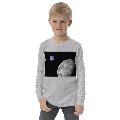 Premium Soft Long Sleeve - NASA Photo: Earth & Moon from Space
