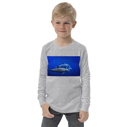 Premium Soft Long Sleeve - Dolphin Pod