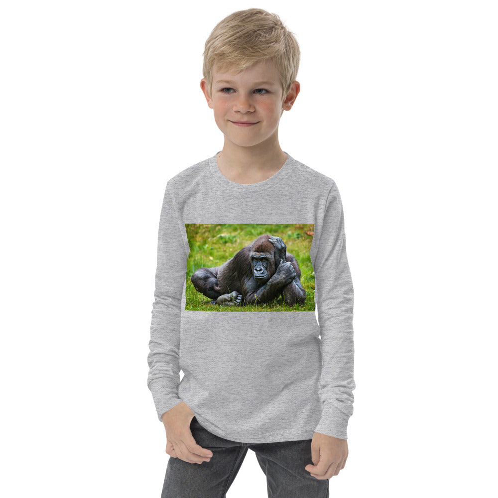 Premium Soft Long Sleeve - Gorilla in the Grass