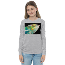 Load image into Gallery viewer, Premium Soft Long Sleeve - Chameleon Close Up
