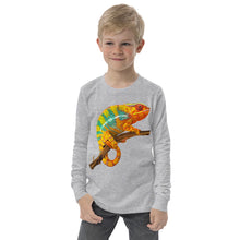 Load image into Gallery viewer, Premium Soft Long Sleeve - Yellow &amp; Green? Chameleon

