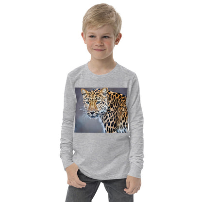 Premium Soft Long Sleeve - Blue Eyed Leopard