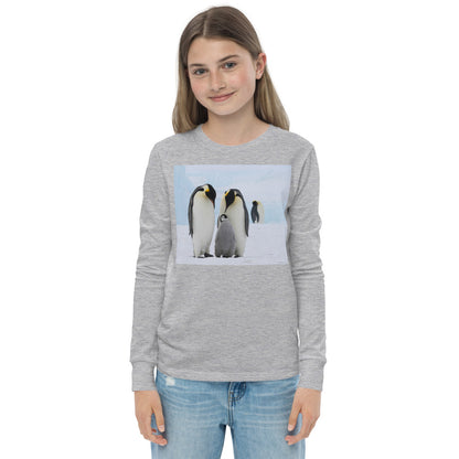 Premium Soft Long Sleeve - FRONT & BACK: Emperor Penguins