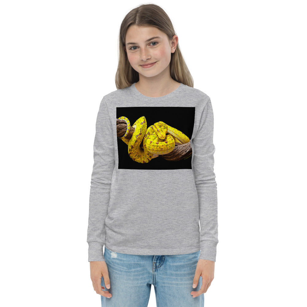 Premium Soft Long Sleeve - FRONT & BACK: Green Tree Pythons