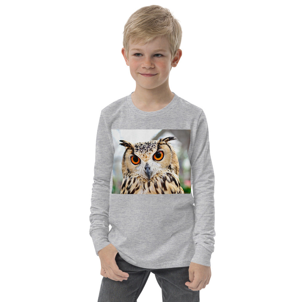 Premium Soft Long Sleeve - FRONT & BACK: Owls