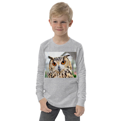 Premium Soft Long Sleeve - FRONT & BACK: Owls