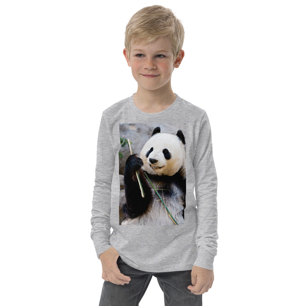 Premium Soft Long Sleeve - FRONT & BACK: Pandas