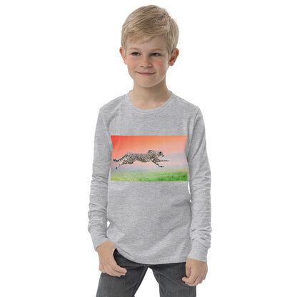 Premium Soft Long Sleeve - Cheetah Flying