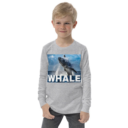 Premium Soft Long Sleeve - Humpback Whale Playing