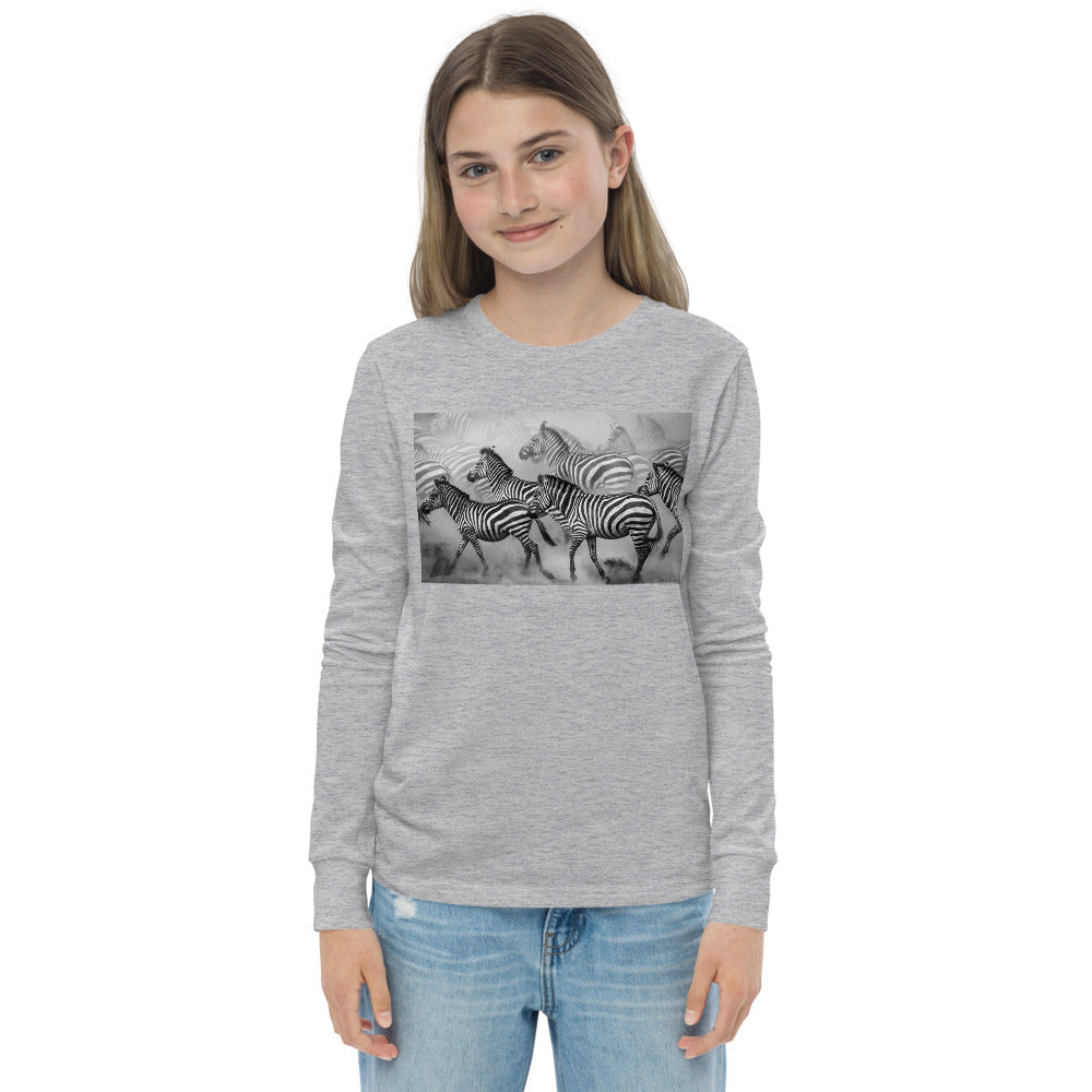 Premium Soft Long Sleeve - Zebra Dust