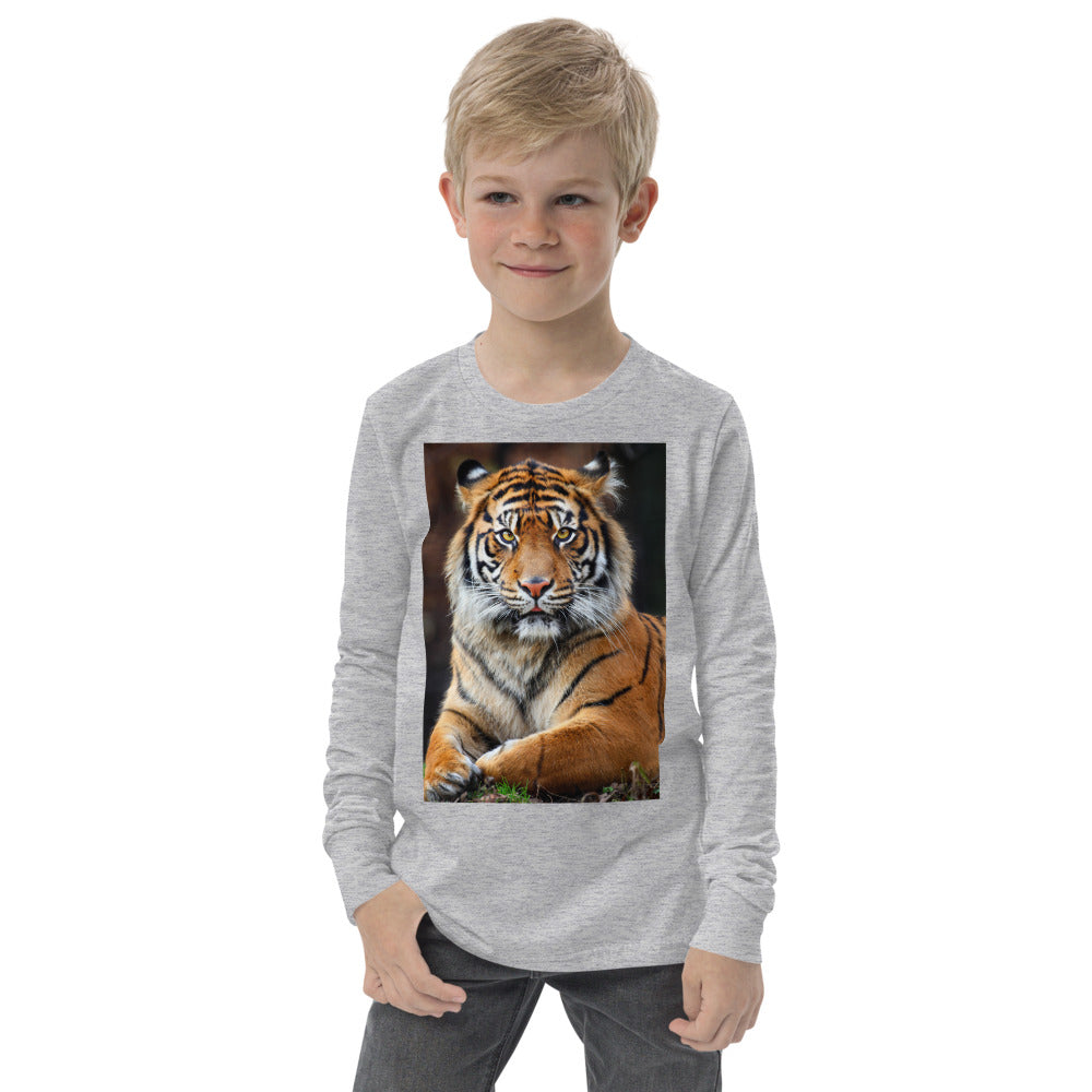 Premium Soft Long Sleeve - FRONT Only: Big Tiger