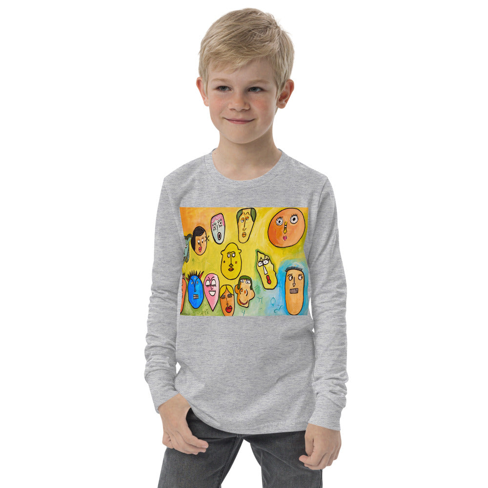Premium Soft Long Sleeve - Funny Faces