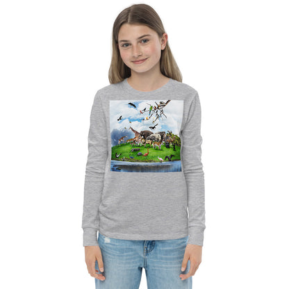 Premium Soft Long Sleeve - A bunch of Animals