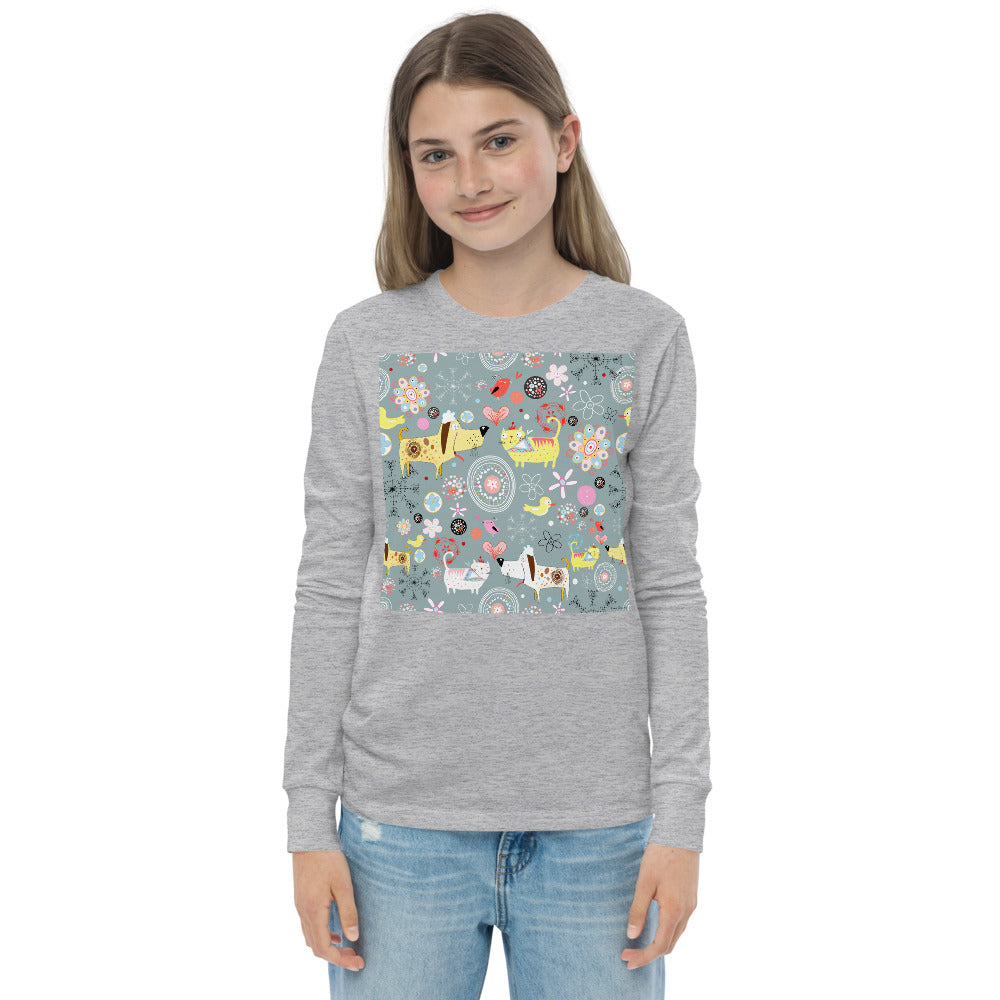 Premium Soft Long Sleeve - Dog Loves his Cat Friend