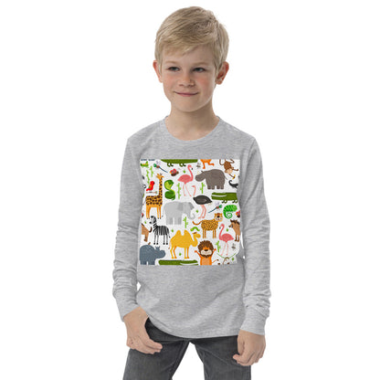 Premium Soft Long Sleeve - It's All Happening at the Zoo