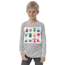 Load image into Gallery viewer, Premium Soft Long Sleeve - Funny Space Monsters
