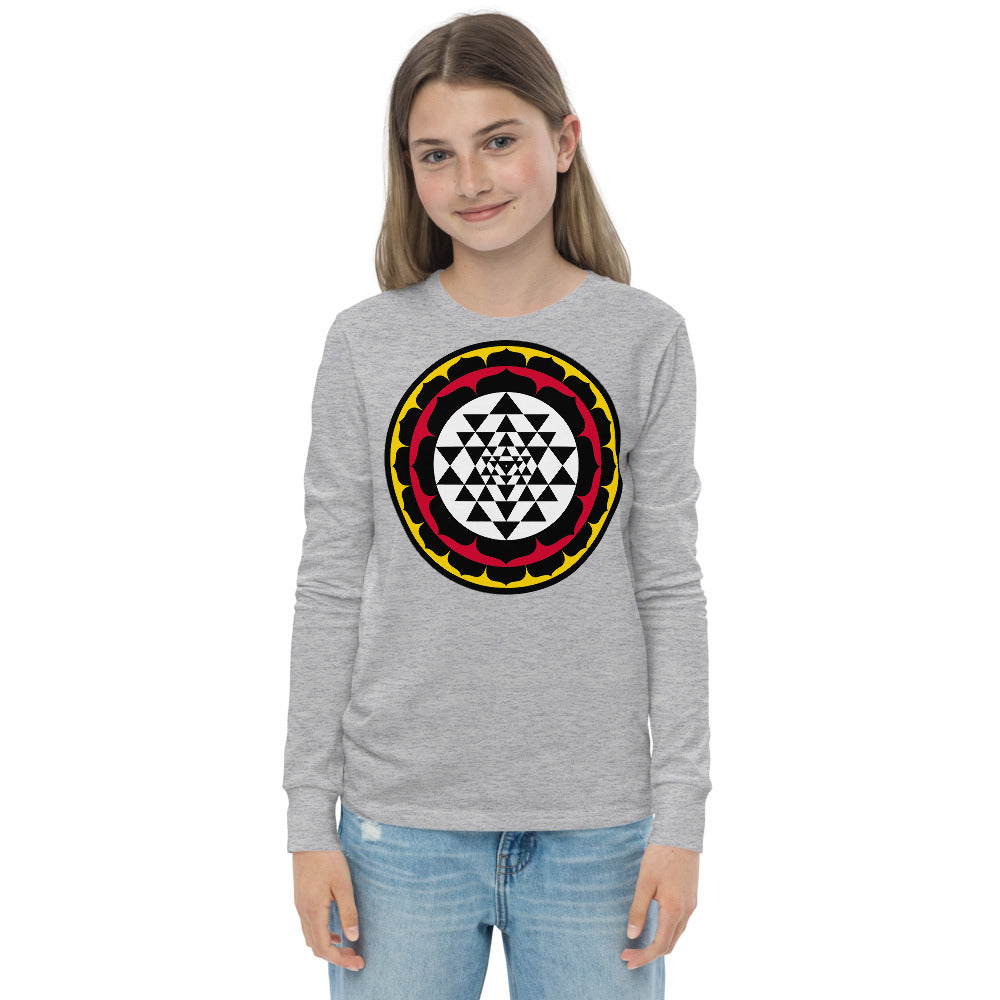 Premium Soft Long Sleeve - Lotus Sri Yantra