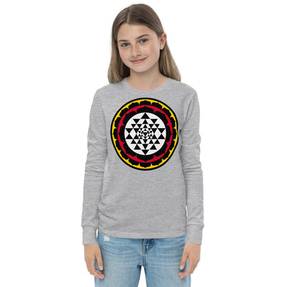 Premium Soft Long Sleeve - Lotus Sri Yantra
