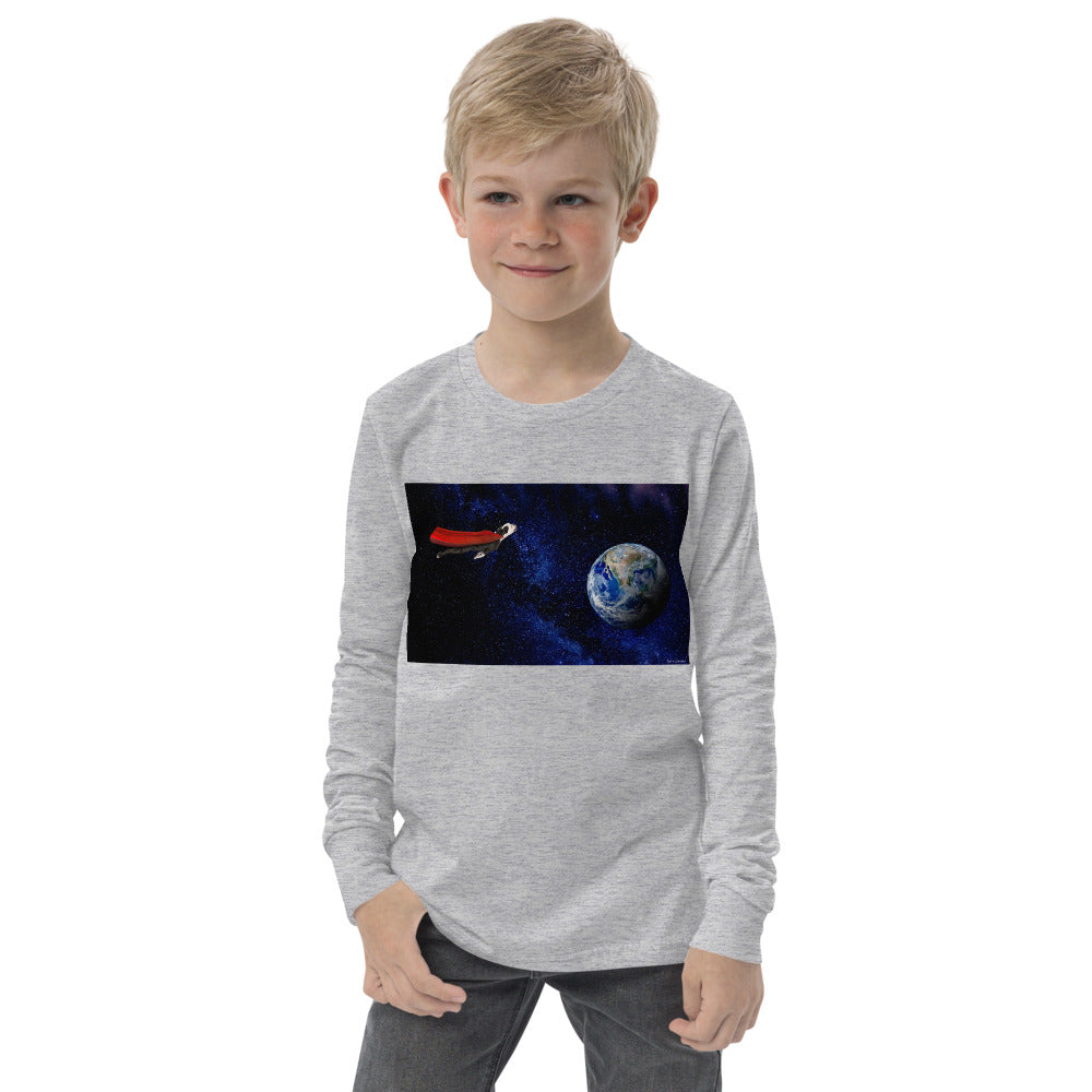 Premium Soft Long Sleeve - Super Dog in Space
