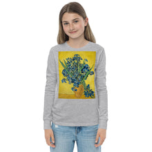 Load image into Gallery viewer, Premium Soft Long Sleeve - van Gogh: Irises in a Vase
