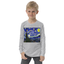 Load image into Gallery viewer, Premium Soft Long Sleeve - van Gogh: Starry Night
