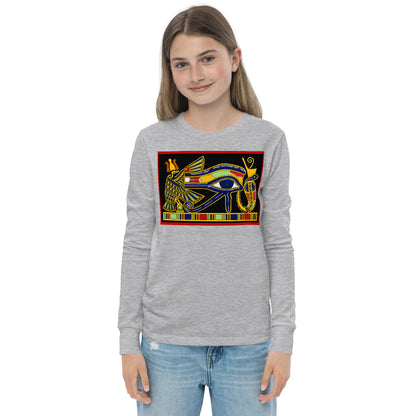 Premium Long Sleeve - Original Eye of Horus Papyrus: Color Restoration