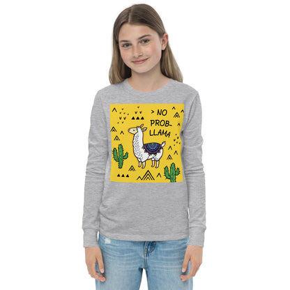 Premium Long Sleeve - NO PROB-LLAMA