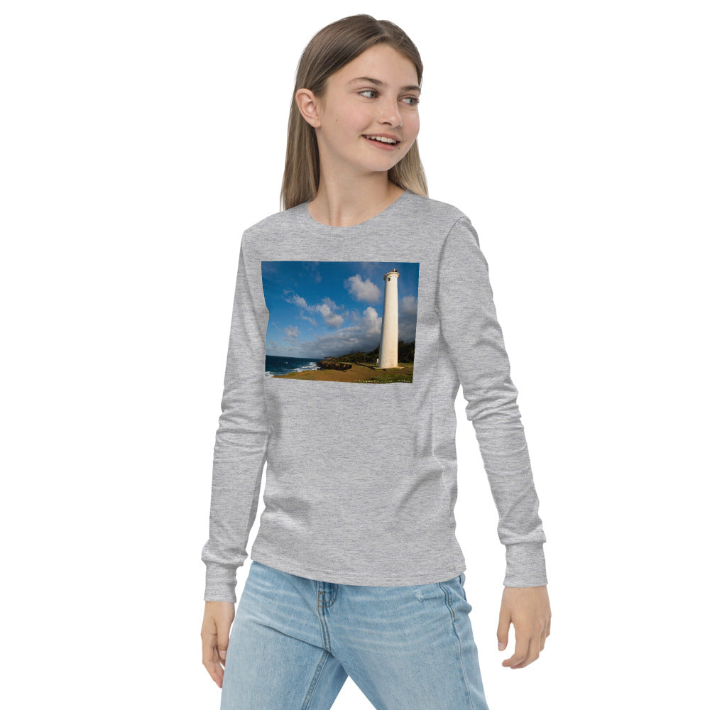 Premium Soft Long Sleeve - North Point Lighthouse: Big Island Hawaii