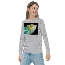 Load image into Gallery viewer, Premium Soft Long Sleeve - Chameleon Close Up

