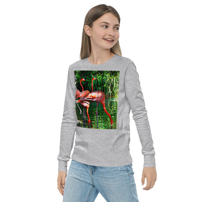 Premium Soft Long Sleeve - Pink Flamingos