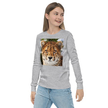 Load image into Gallery viewer, Premium Soft Long Sleeve - Cheetah Stare
