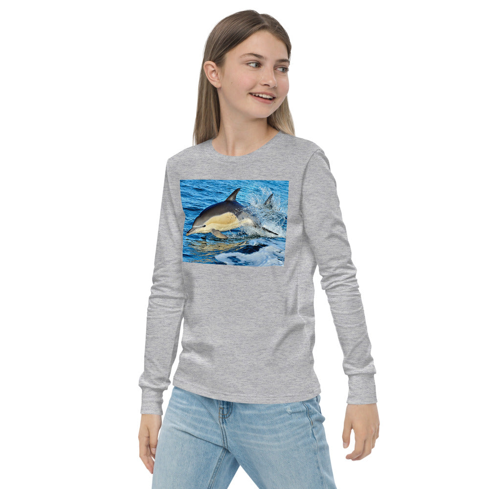 Premium Soft Long Sleeve - Dolphin Splash