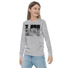 Load image into Gallery viewer, Premium Soft Long Sleeve - Zebra Blur
