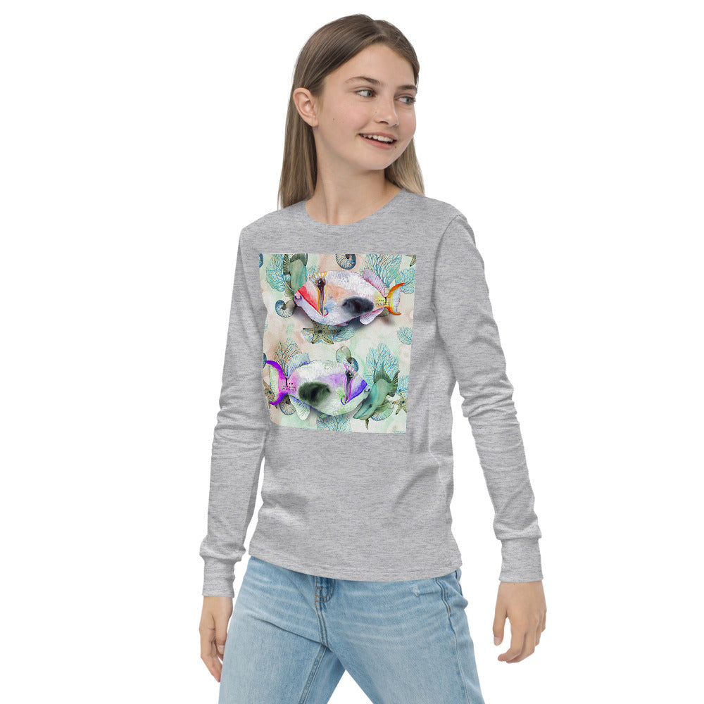 Premium Soft Long Sleeve - Painted Fish