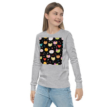 Load image into Gallery viewer, Premium Soft Long Sleeve - Cat Faces
