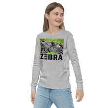 Load image into Gallery viewer, Premium Soft Long Sleeve - ZEBRA Best Friends
