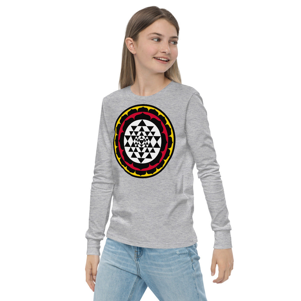 Premium Soft Long Sleeve - Lotus Sri Yantra