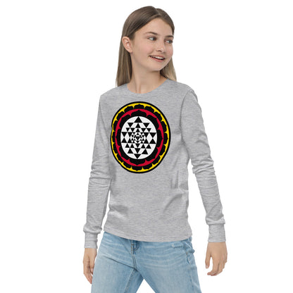 Premium Soft Long Sleeve - Lotus Sri Yantra