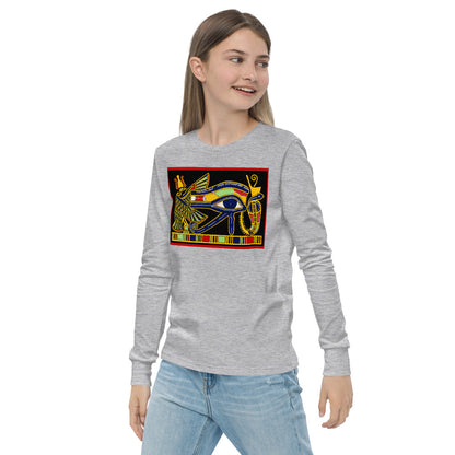 Premium Long Sleeve - Original Eye of Horus Papyrus: Color Restoration