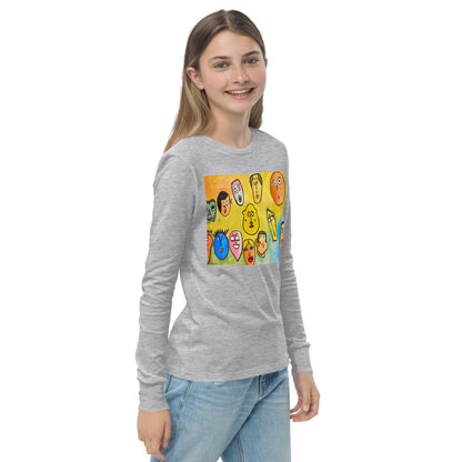 Premium Soft Jersey Crew - Funny Faces - Ronz-Design-Unique-Apparel