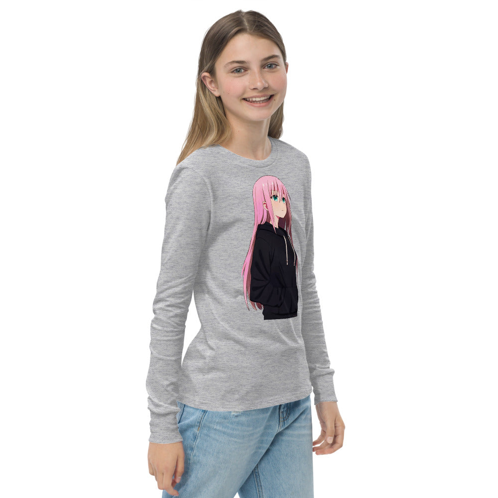 Premium Soft Long Sleeve - Pink Haired Anime Girl