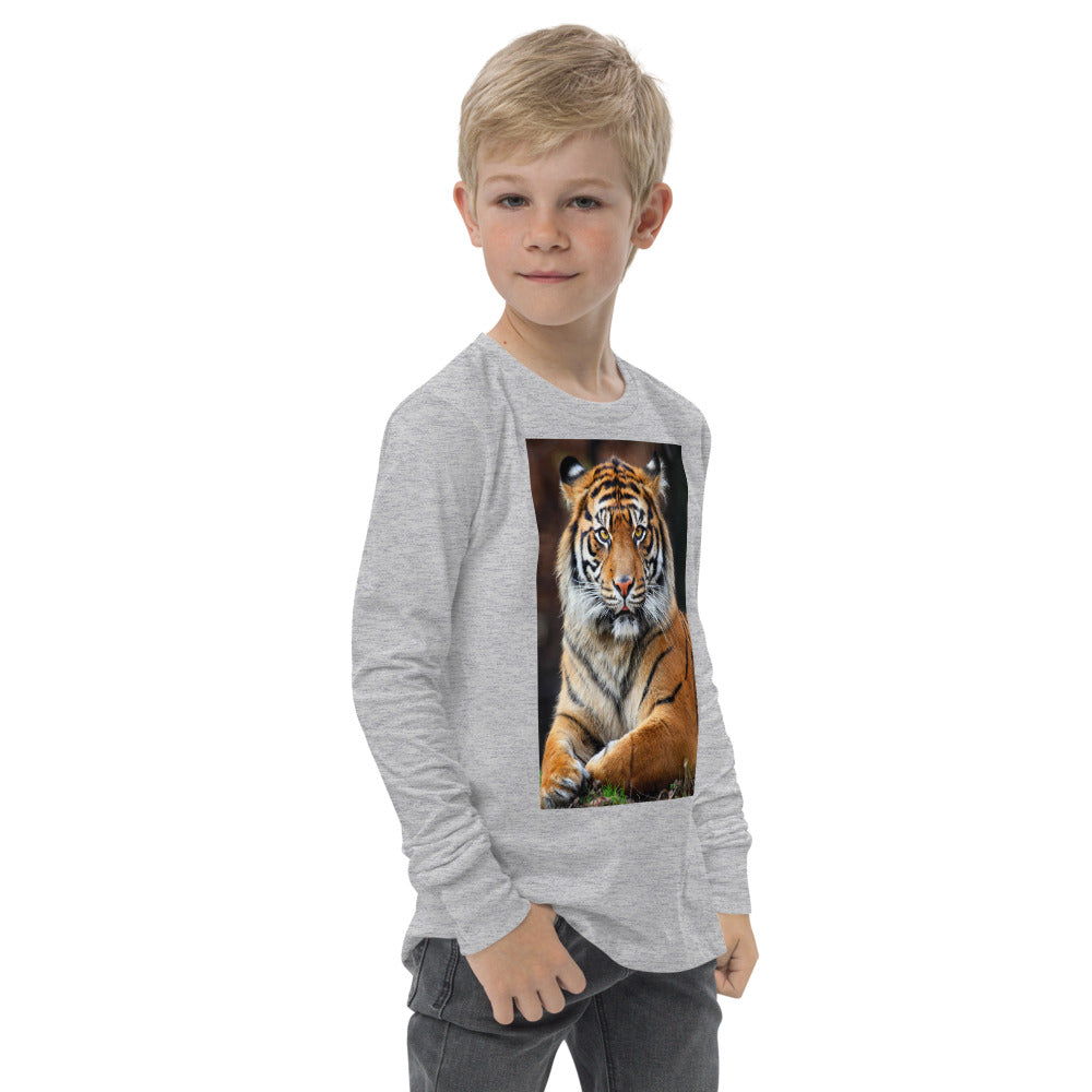 Premium Soft Long Sleeve - FRONT Only: Big Tiger