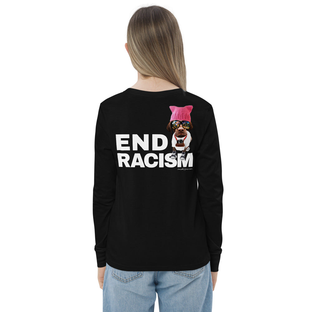 Premium Long Sleeve - FRONT & BACK: All Life Matters - End Racism
