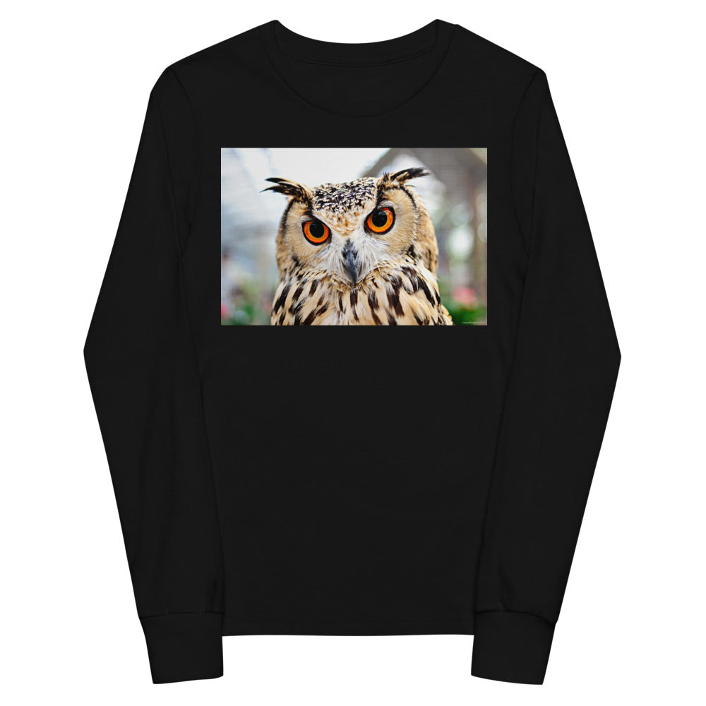Premium Soft Jersey Crew - Orange Eyed Owl