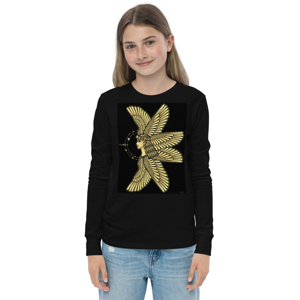 Premium Soft Jersey Crew - Winged Goddess
