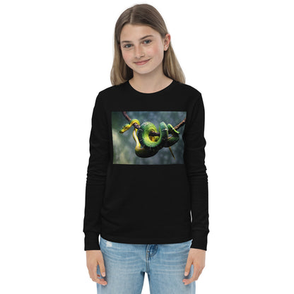 Premium Soft Long Sleeve - Green Tree Python