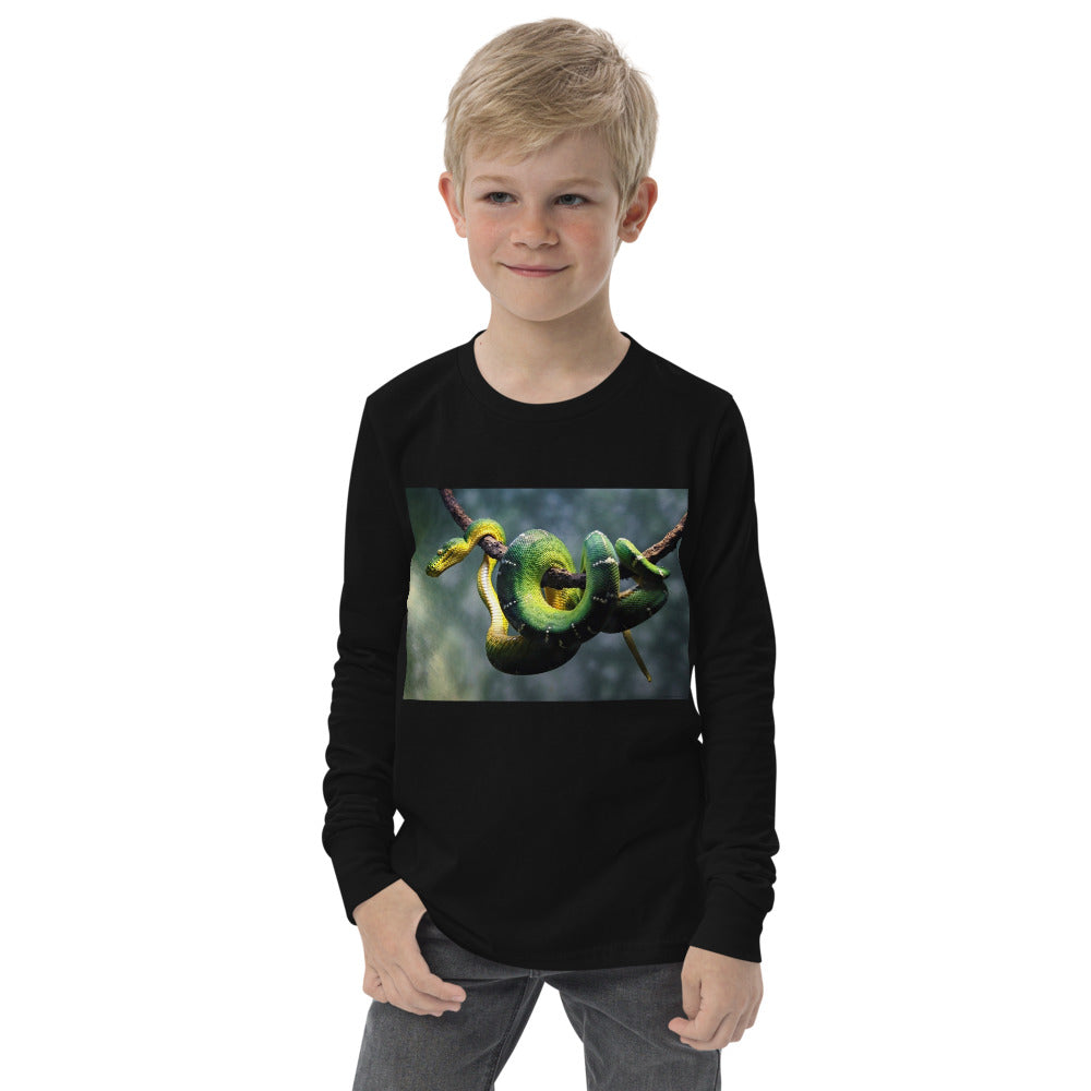 Premium Soft Long Sleeve - Green Tree Python