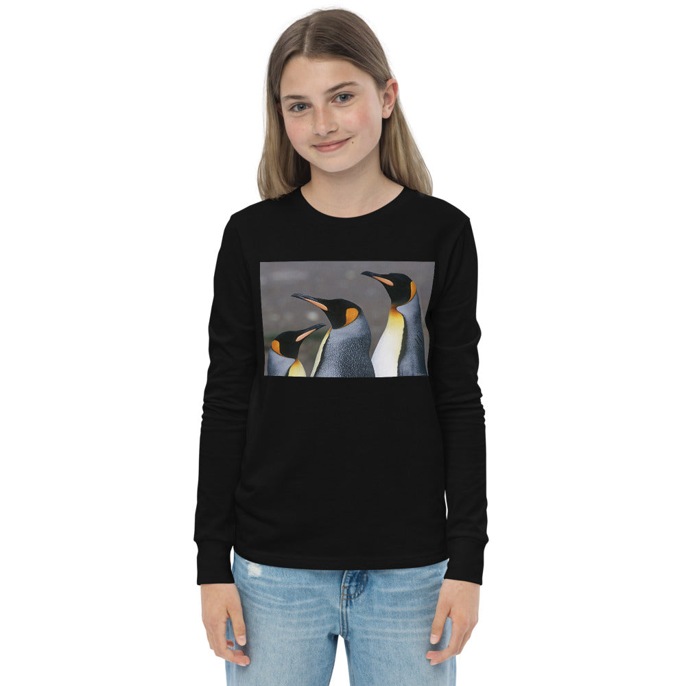 Premium Soft Long Sleeve - Three Emperor Penguins