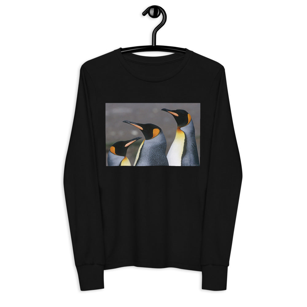 Premium Soft Long Sleeve - Three Emperor Penguins