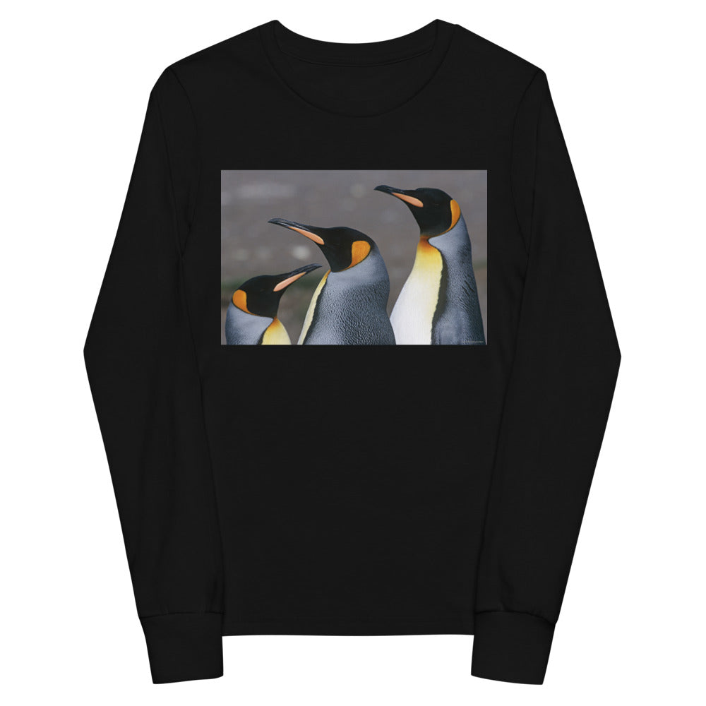 Premium Soft Long Sleeve - Three Emperor Penguins